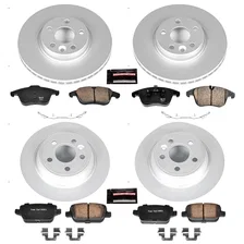 Front and Rear Z23 COATED BRAKE KIT for Volvo S80 image 2
