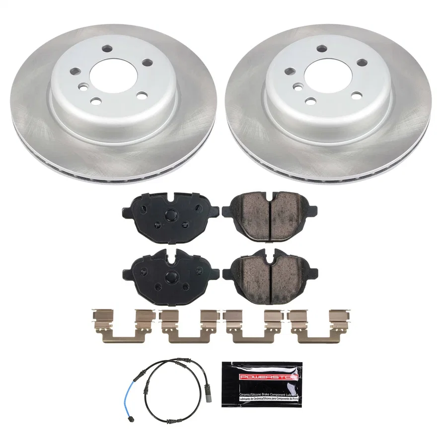 Rear SEMI-COATED ROTOR KIT for BMW