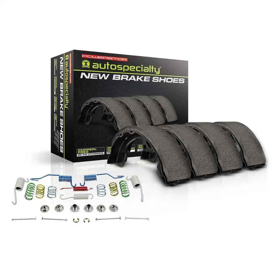 Rear BRAKE SHOES WITH HARDWARE