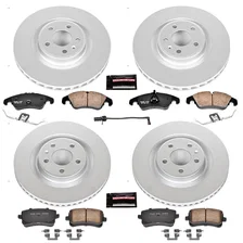 Front and Rear Z23 COATED BRAKE KIT for Audi image 2