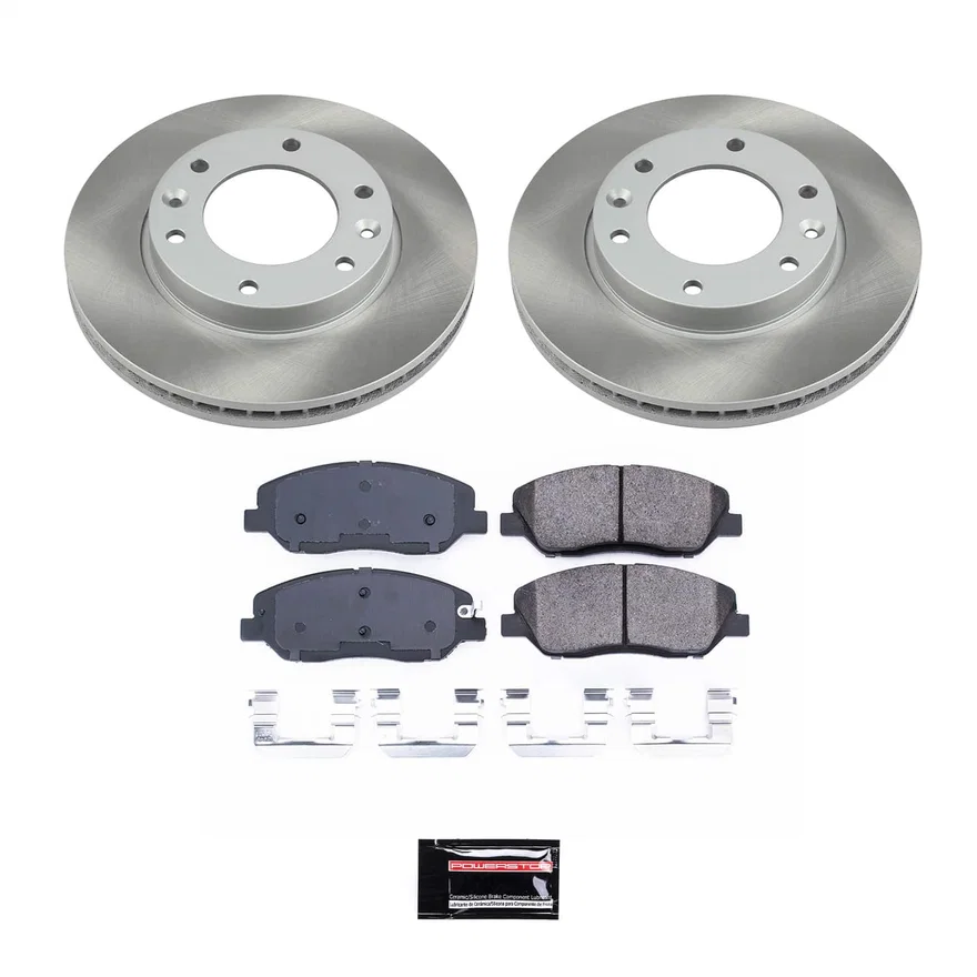 Front SEMI-COATED ROTOR KIT