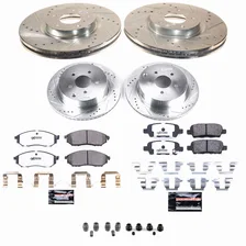 Front and Rear Z26 STREET BRAKE KIT for INFINITI image 2