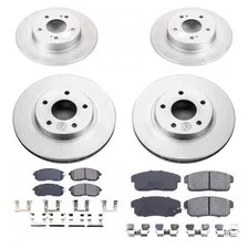 Front and Rear Z17 COATED BRAKE KIT for Nissan Maxima image 2