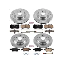 Front and Rear AUTOSPECIALTY BRAKE KIT for Mercedes-Benz S350 image 2