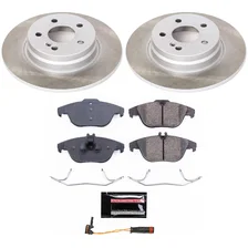 Rear SEMI-COATED ROTOR KIT for Mercedes-Benz image 1
