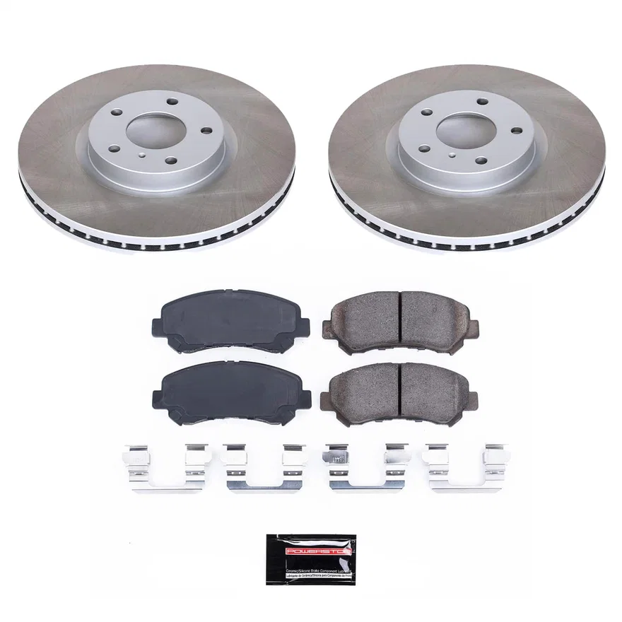Front SEMI-COATED ROTOR KIT for Nissan Maxima