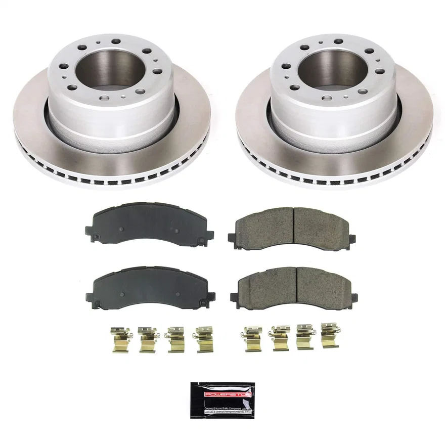 Rear SEMI-COATED ROTOR KIT for Ram 2500