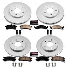 Front and Rear Z17 COATED BRAKE KIT for Cadillac image 2