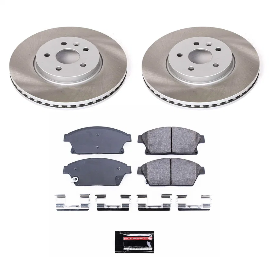 Front SEMI-COATED ROTOR KIT for Chevrolet Trax