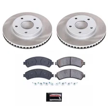 Front SEMI-COATED ROTOR KIT image 1