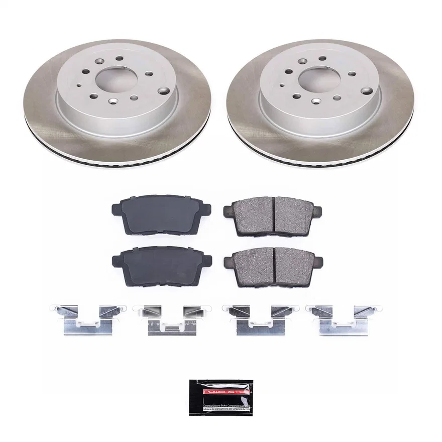 Rear SEMI-COATED ROTOR KIT for Mazda CX-9