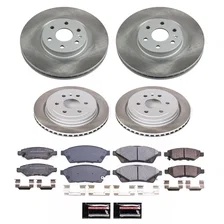 Front and Rear SEMI-COATED ROTOR KIT image 1
