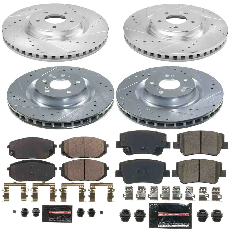 Front and Rear Z23 EVOLUTION BRAKE KIT for Hyundai Sonata