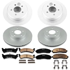 Front and Rear Z17 COATED BRAKE KIT for Ford Explorer Sport image 2