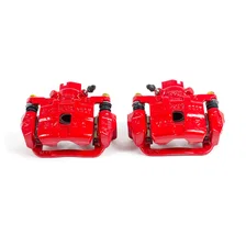 Rear RED CALIPER PAIR W/BRKT for Subaru image 2