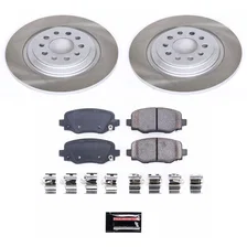 Rear SEMI-COATED ROTOR KIT for Jeep Cherokee image 1