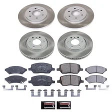 Front and Rear SEMI-COATED ROTOR KIT image 1