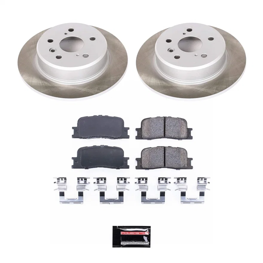 Rear SEMI-COATED ROTOR KIT for Toyota Highlander