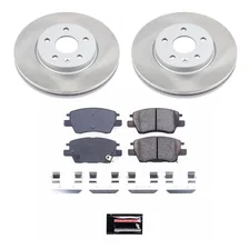 Front SEMI-COATED ROTOR KIT for Chevrolet image 1