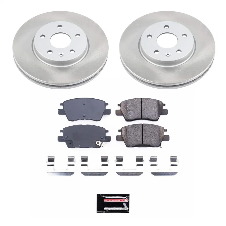 Front SEMI-COATED ROTOR KIT for Chevrolet