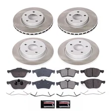 Front and Rear SEMI-COATED ROTOR KIT for Ford Focus image 1