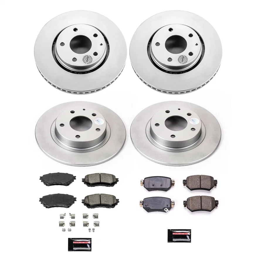 Front and Rear Z17 COATED BRAKE KIT for Mazda 6