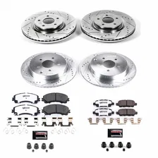 Front and Rear Z26 STREET BRAKE KIT for INFINITI image 2