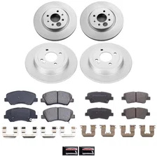Front and Rear Z17 COATED BRAKE KIT for Kia Rio image 2