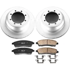 Rear Z17 COATED BRAKE KIT for Ford F-350 Super Duty image 2