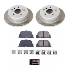 Rear SEMI-COATED ROTOR KIT for Toyota Camry image 1