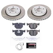 Rear SEMI-COATED ROTOR KIT for BMW image 1