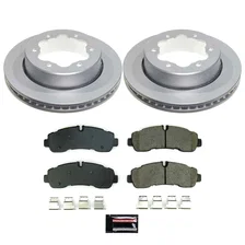 Rear Z17 COATED BRAKE KIT for Ford Transit-350 HD image 1