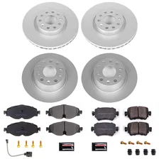 Front and Rear Z23 COATED BRAKE KIT for Volkswagen image 2