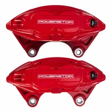 Front RED CALIPER PAIR W/O BRKT image 2