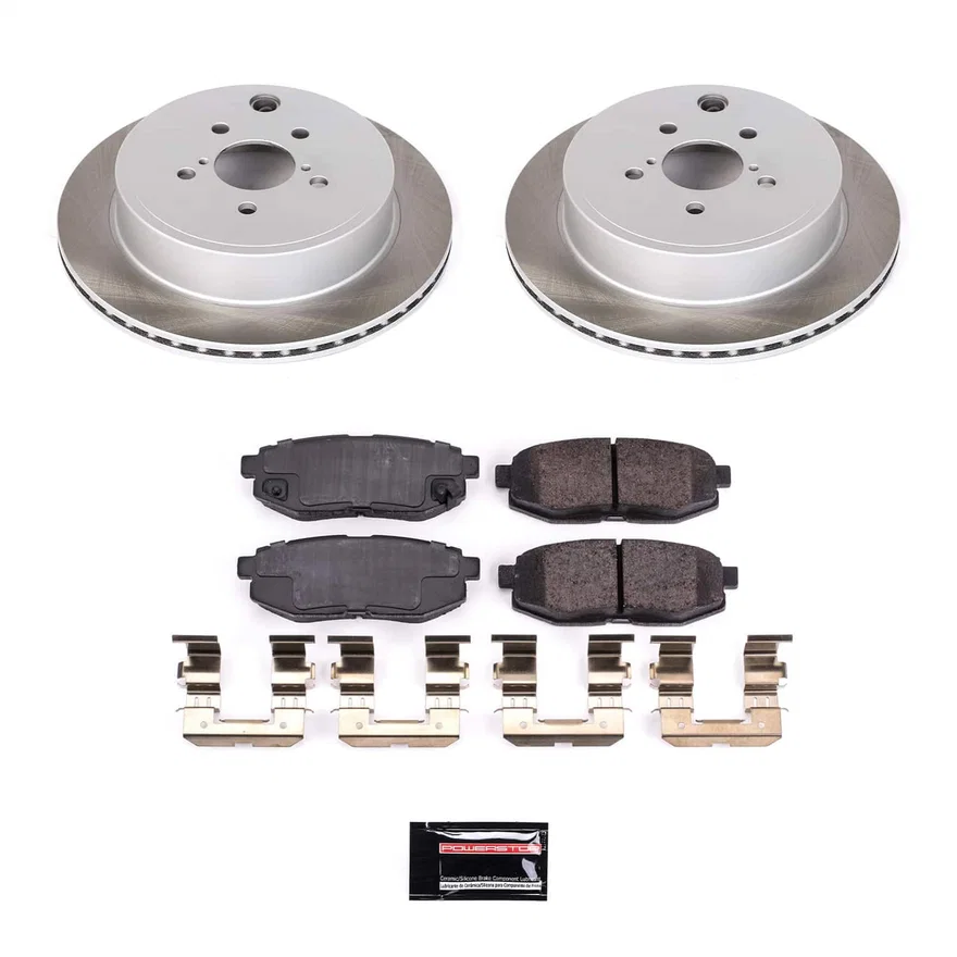 Rear SEMI-COATED ROTOR KIT
