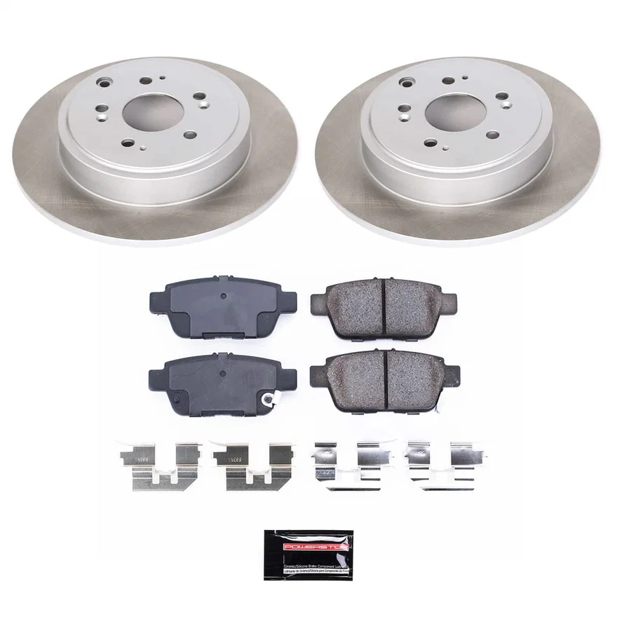 Rear SEMI-COATED ROTOR KIT for Honda Ridgeline