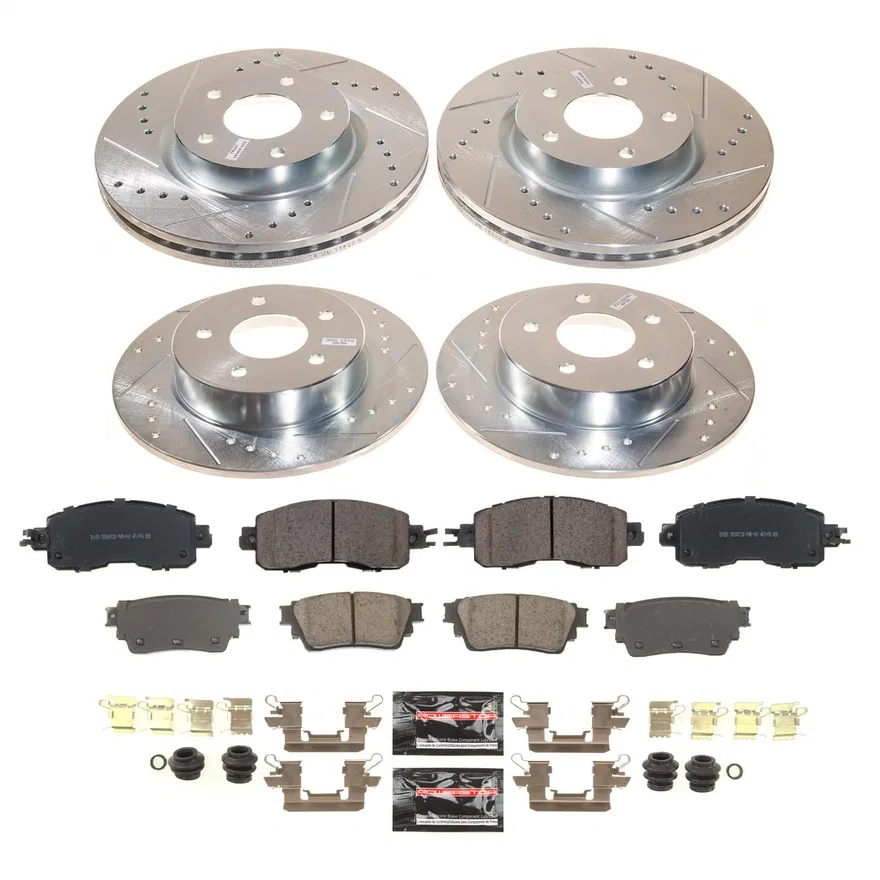 Front and Rear Z23 EVOLUTION BRAKE KIT for Nissan Altima
