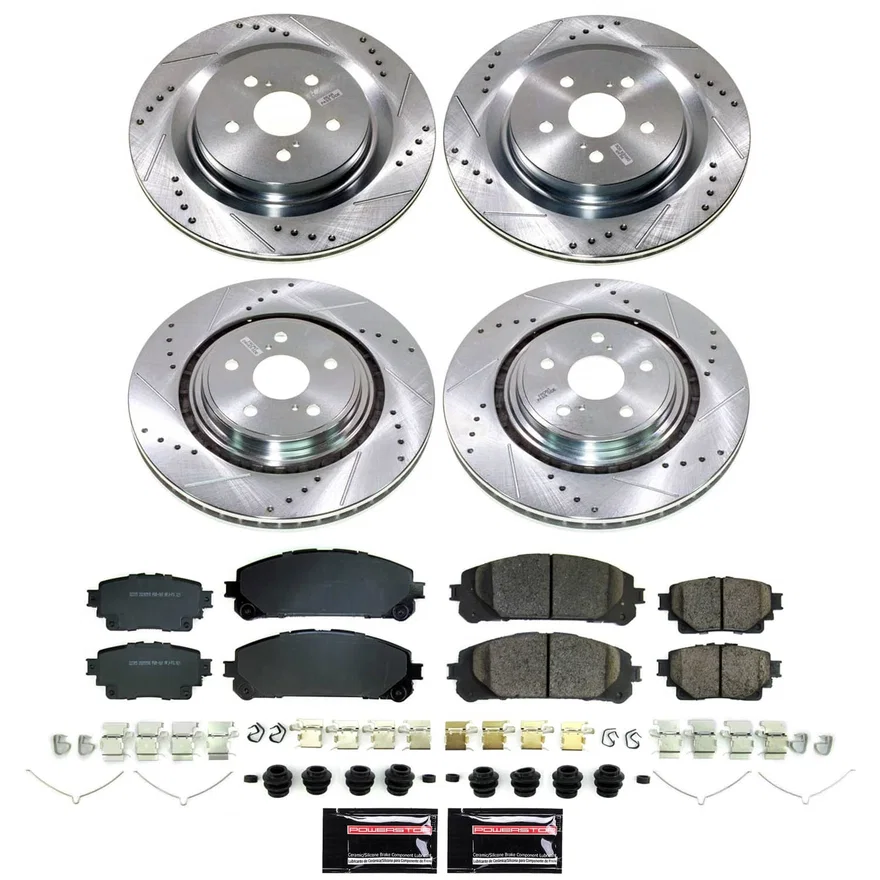 Front and Rear Z23 EVOLUTION BRAKE KIT for Toyota Highlander