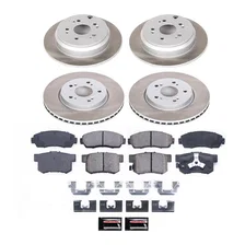 Front and Rear SEMI-COATED ROTOR KIT image 1