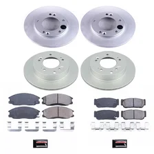 Front and Rear Z17 COATED BRAKE KIT for Kia Sorento image 2