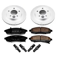 Front Z17 COATED BRAKE KIT for Oldsmobile Cutlass Cruiser image 2
