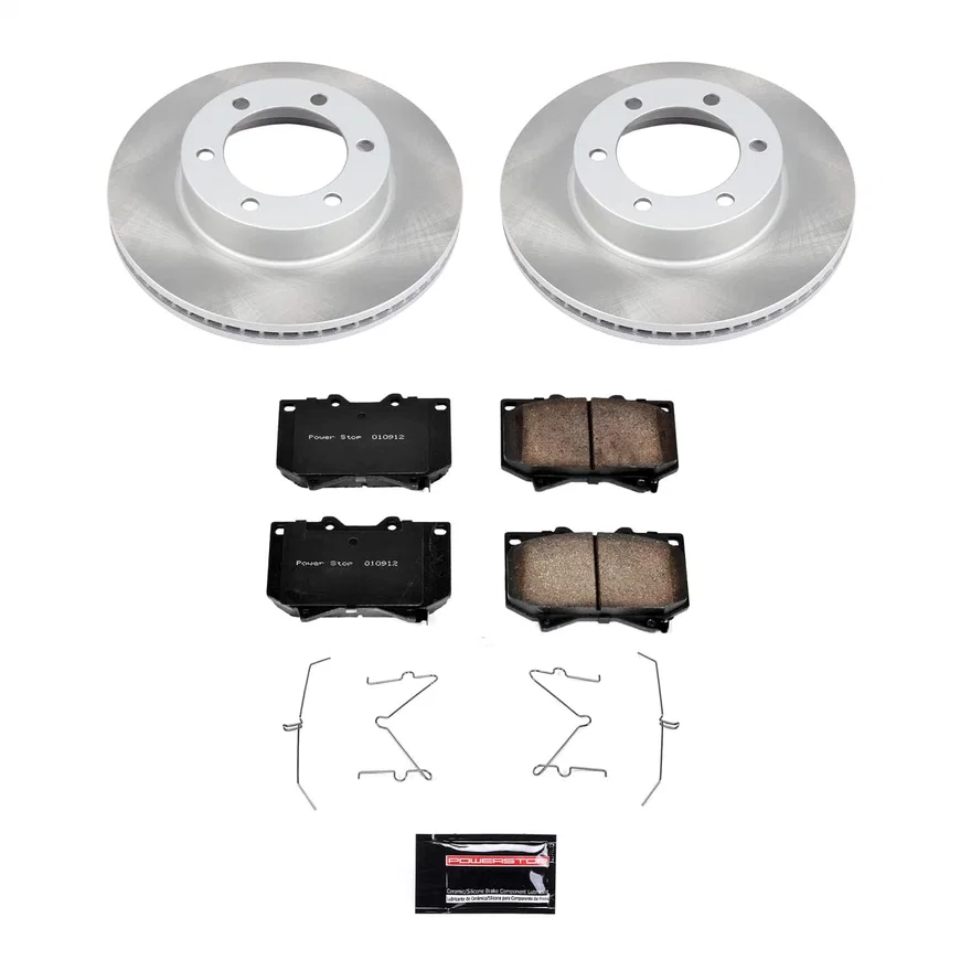 Front SEMI-COATED ROTOR KIT for Toyota