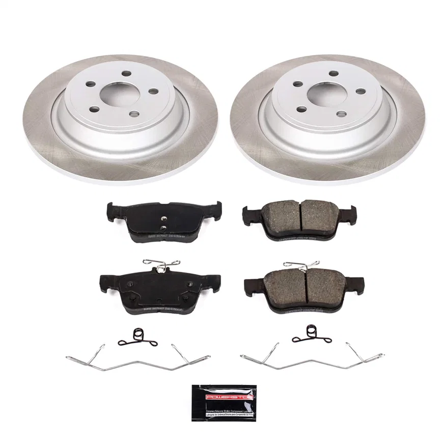 Rear SEMI-COATED ROTOR KIT