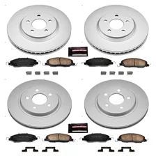 Front and Rear Z17 COATED BRAKE KIT for Ford Mustang image 2