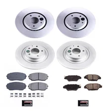 Front and Rear Z17 COATED BRAKE KIT for Mazda image 2