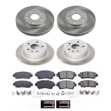 Front and Rear SEMI-COATED ROTOR KIT for Toyota Avalon image 1