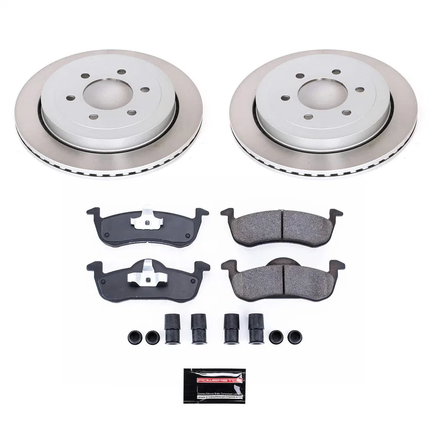 Rear SEMI-COATED ROTOR KIT