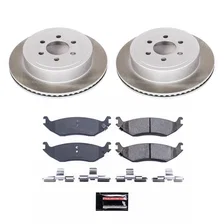 Rear SEMI-COATED ROTOR KIT for Dodge Durango image 1