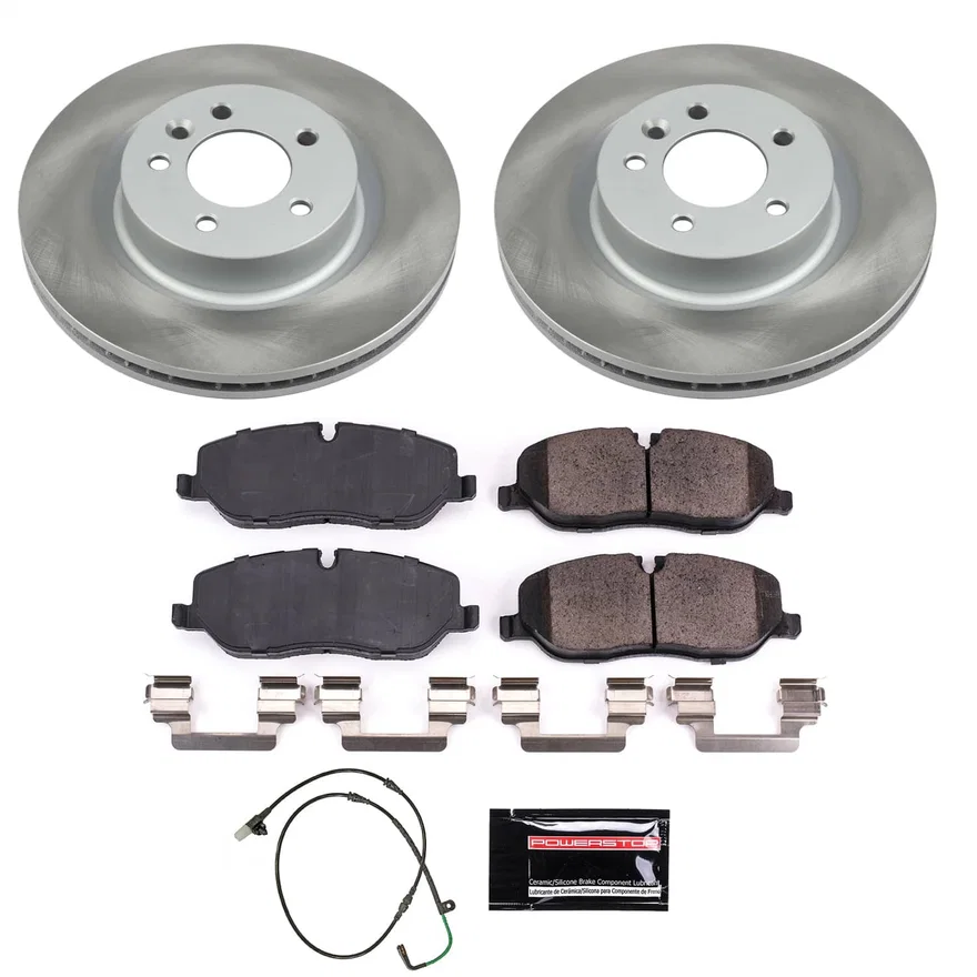 Front SEMI-COATED ROTOR KIT for Land Rover LR3