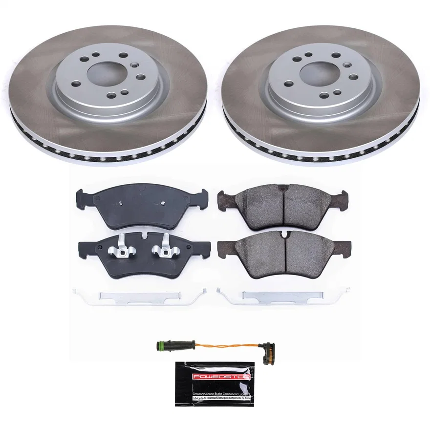 Front SEMI-COATED ROTOR KIT for Mercedes-Benz